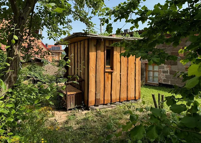 בית נופש Cosytinyhouse Grossburschla Treffurt